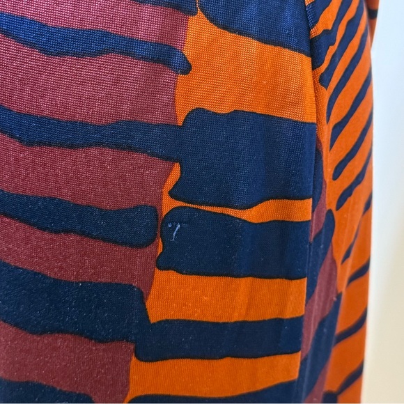 Vintage Anna Sui Silk Printed Cowl Neck Dress in Multicolor (Spring 2001) Size 4 - Picture 8 of 8